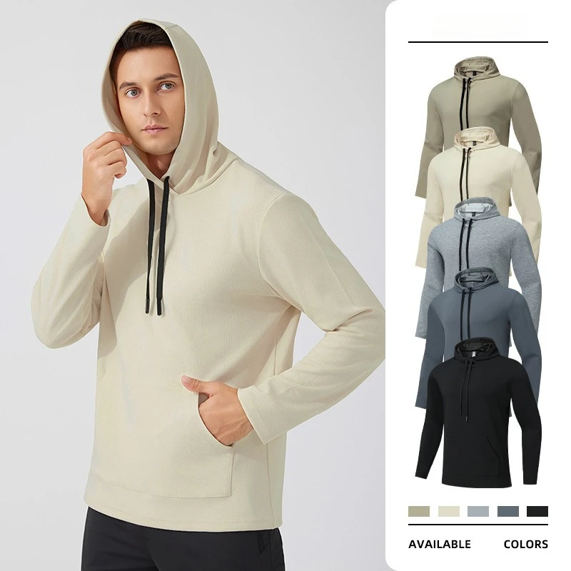 Fitness Men Compression Running T-Shirt Breathable Elastic Sweatshirt Long Sleeve Spring Tops Training Jogging Sport Clothing