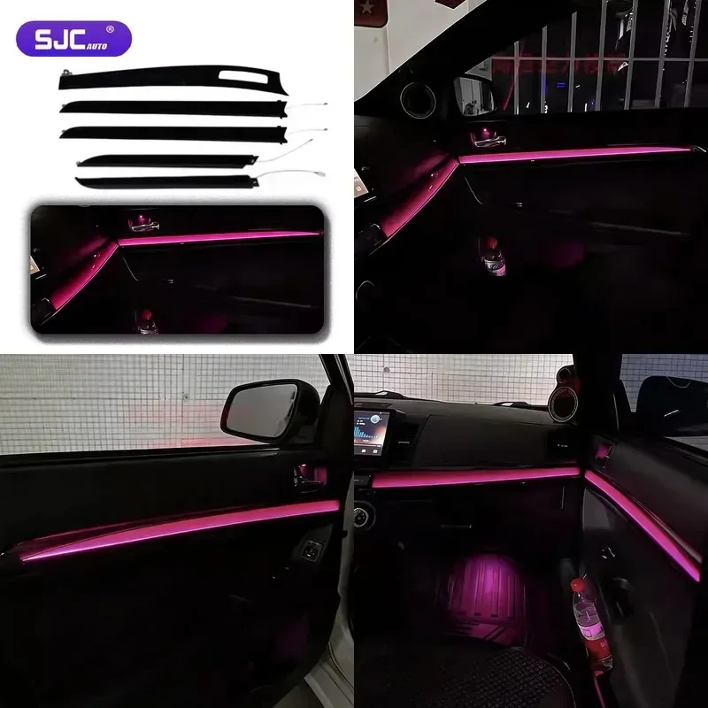 Hot Sale SJC 64-Color Dynamic Style Car Ambient Light for Lancer EX 2009-2016 Interior Atmosphere Lighting Car