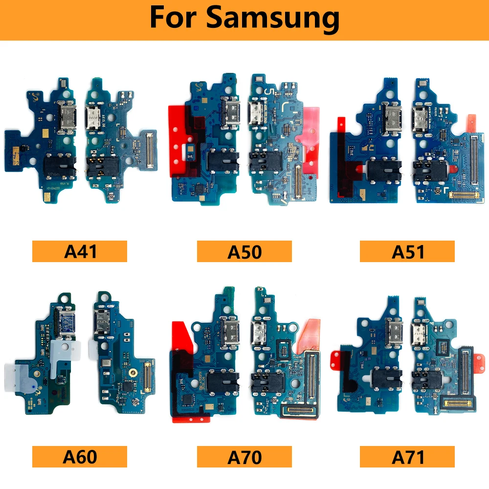 30Pcs，USB Charging Port Connector Board Flex Cable For Samsung A13 4G 5G A71 A70 A51 A50 A41 A40 A31 A30 A21S A20 A60 A105FN