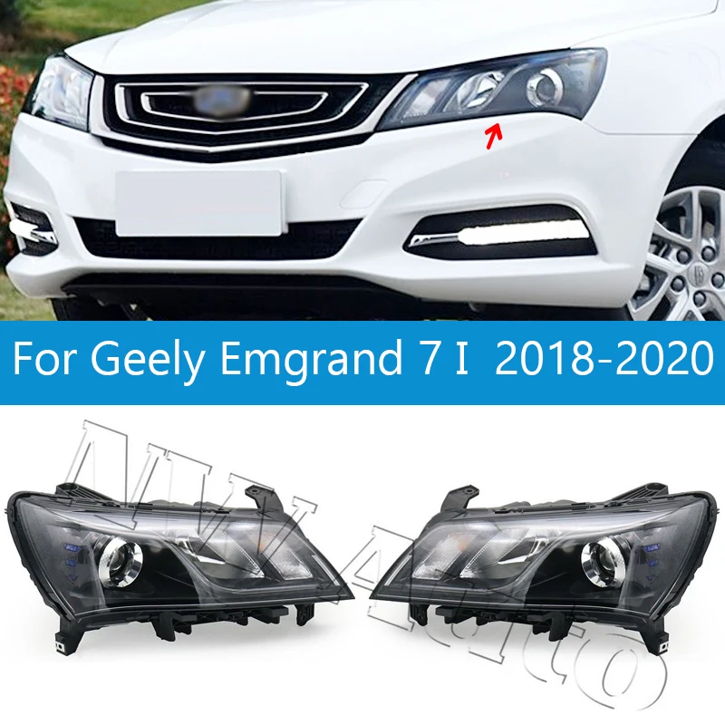 Front Headlight Head Light Headlamp For Geely Emgrand 7 I 2018- 2020 Front Bumper  Headlight