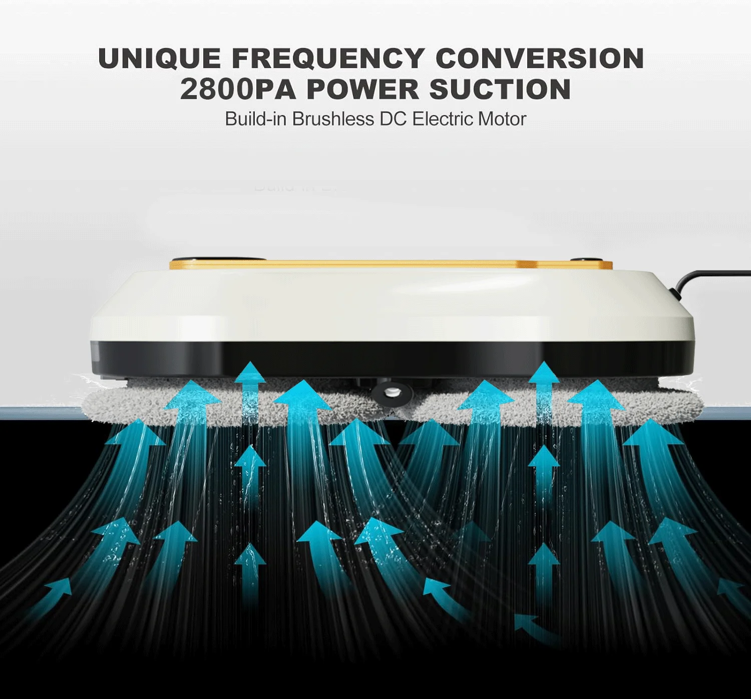 HUIDI RN2-08 Portable Robotic Window Cleaner Automatic Robot Window Cleaner With Remote Control for Household Use