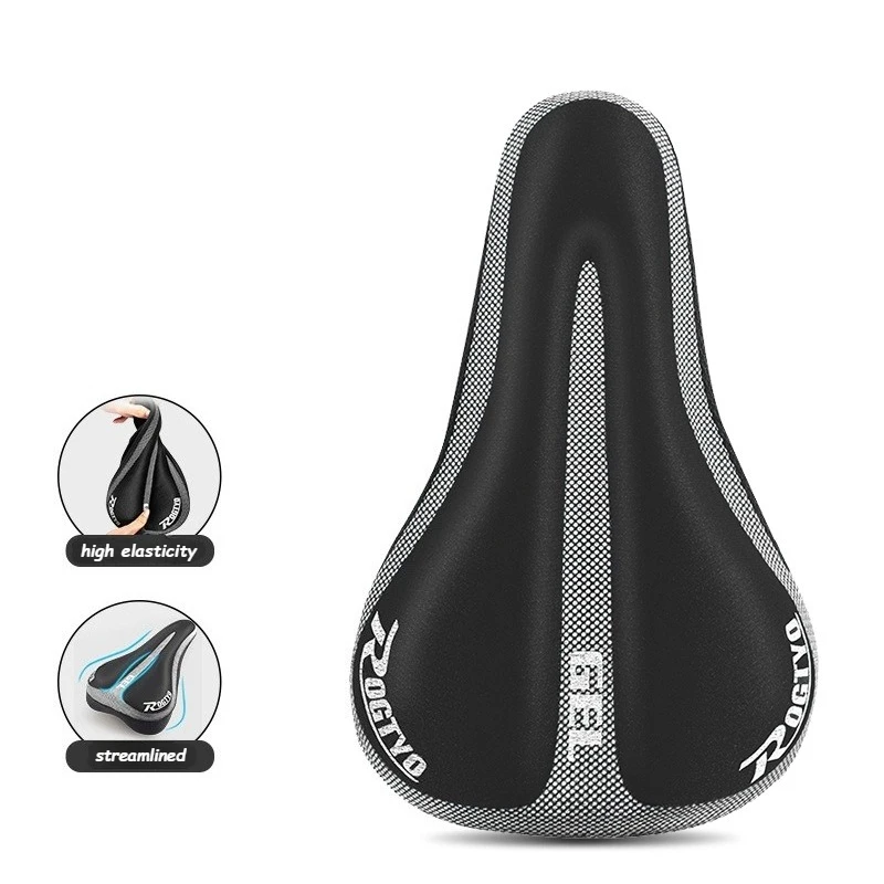 

Silicone Bike Saddle Cover Soft Thickened Mountain Bike Bicycle Seat Cushion Cycling Gel Pad Cushion Cover Bicycle Accessories