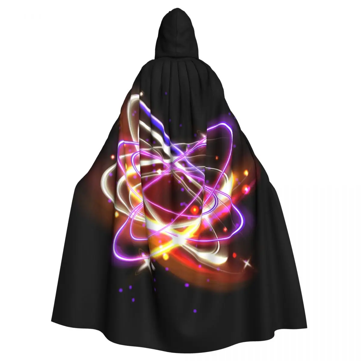 

Light Adult Cloak Cape Hooded Medieval Costume Witch Wicca Vampire Elf Purim Carnival Party