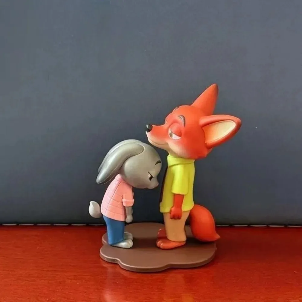 Zootopia Best Partners Series Doll Figure Toy Anime Figures Trendy Toy Ornaments Collectible Model Fans Kids Christmas Gifts