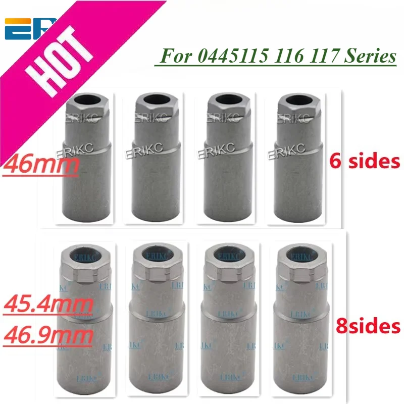 Piezo Injector Nozzle Cap E1023503 6 Angles E1023514 E1023512 8 Angles Injection Nut For Bosch 0445115 116 117 Series ERIKC
