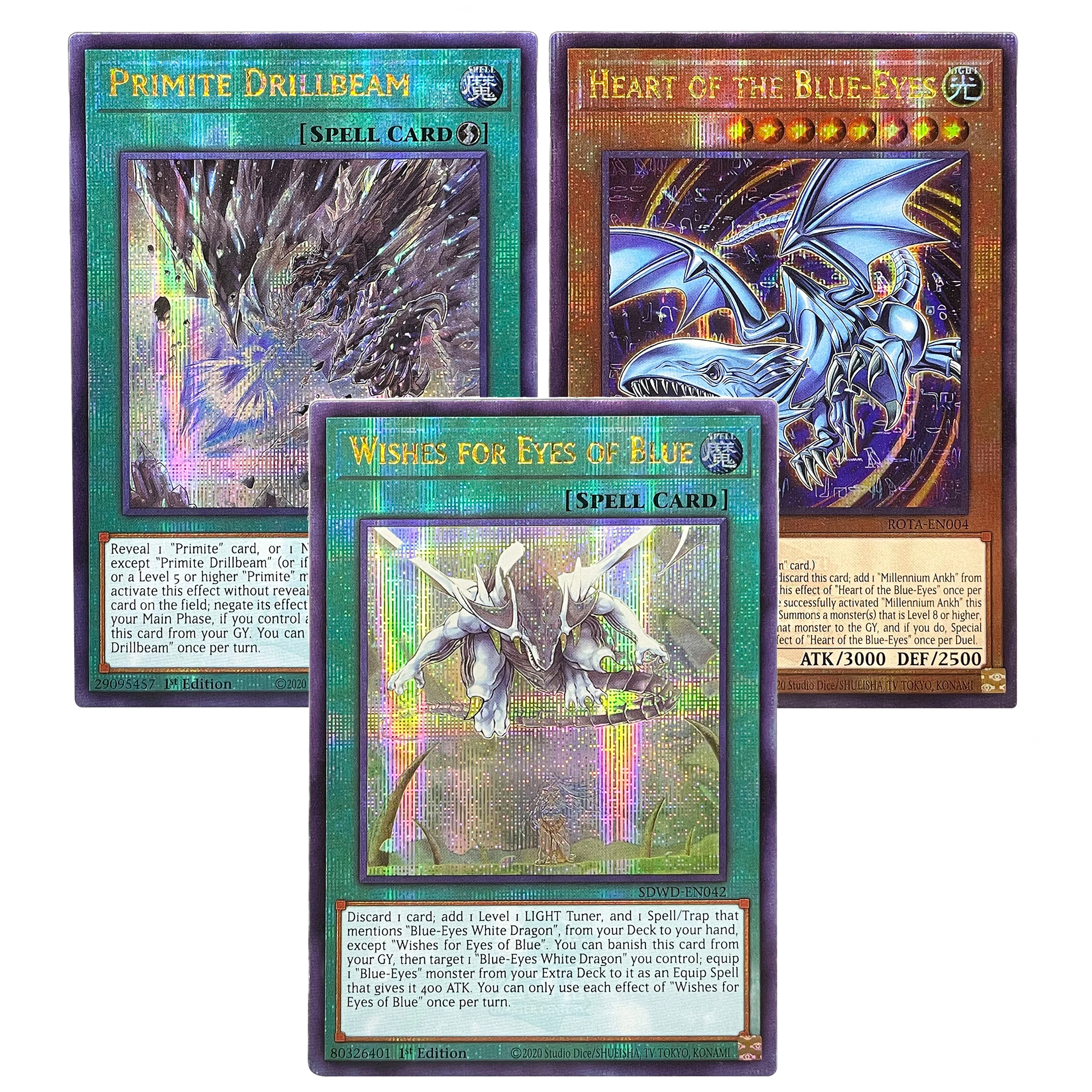 Yu-Gi-Oh!TCG QCSE ROTA SDWD SUDA Legendary Lord Six Samurai Proxy Cards Blue-Eyes Mermail Shadow Squad Dominus Impulse