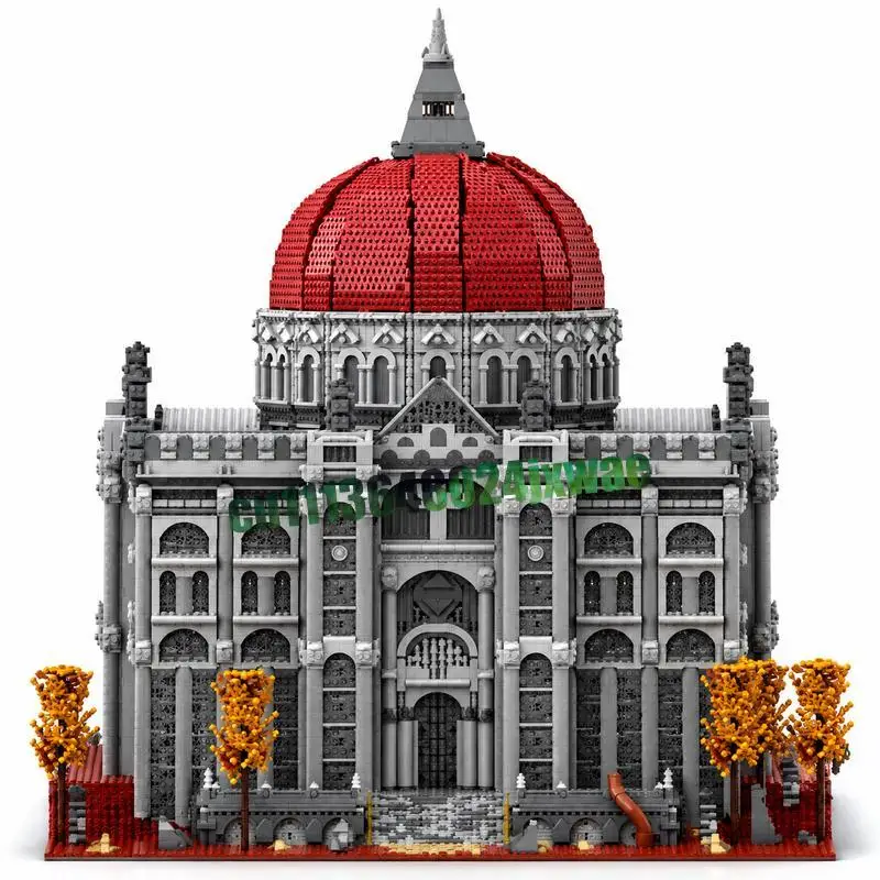 18222Parts Bestial Sanctum Building Blocks Fantasy Architecture Model DIY Assembly Creative Toy Collection Display Puzzle Gifts