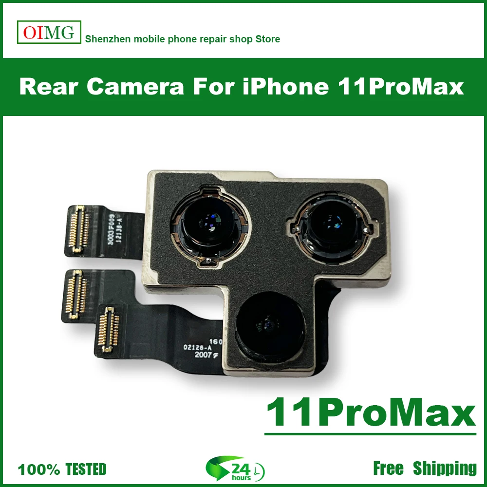 Rear Camera For iPhone 11 ProMax Back Camera Rear Main Lens Flex Cable Camera+Gift