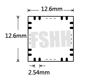 QFN16 to DIP16 Programmer adapter WSON16 UDFN16 MLF16 ic test socket Size 12.6mmx12.6mm Pin pitch 2.54mm