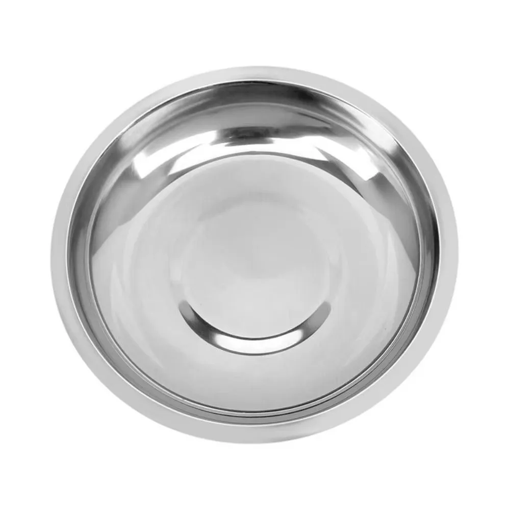 Small Round Stainless Steel Dipping Plates Stainless Steel Material Multi-Size Available Oil Vinegar Seasoning Dishes