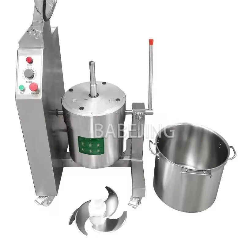 Hachoir à ail Commercial, Machine de transformation des aliments, mélangeur de viande et de légumes en acier inoxydable, broyeur