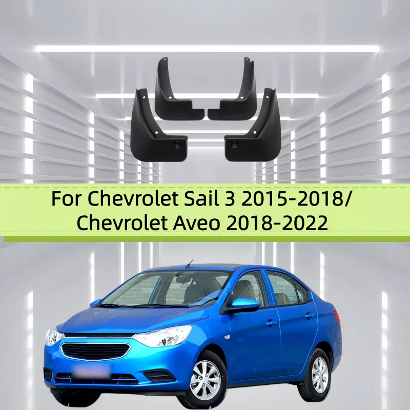 For Chevrolet Sail 3 2015-2018/ Chevrolet Aveo 2018-2022 Fender Mudflaps Splash Guards Mudguards Mud Flaps car Accessories