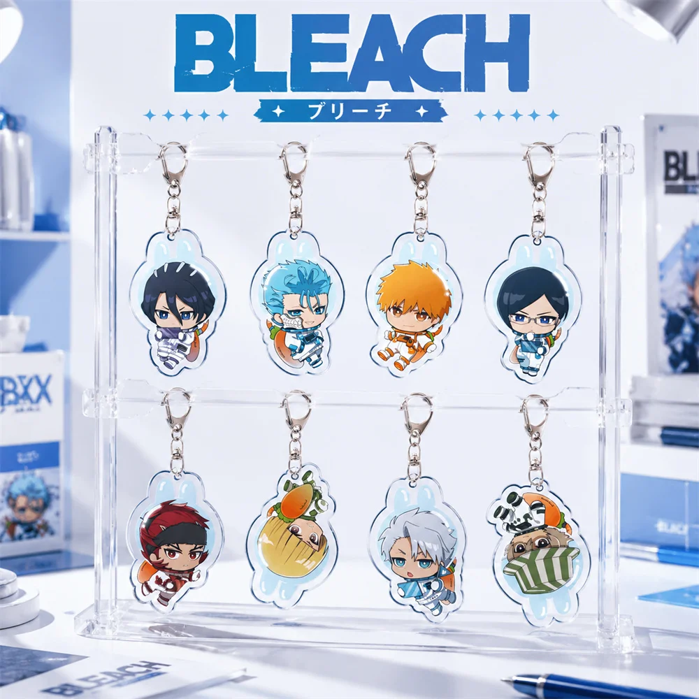 Anime Bleach: Thousand-Year Blood War 6cm Acrylic Keyrings Backpack Decorations Accessories Decor Gifts Exquisite Products