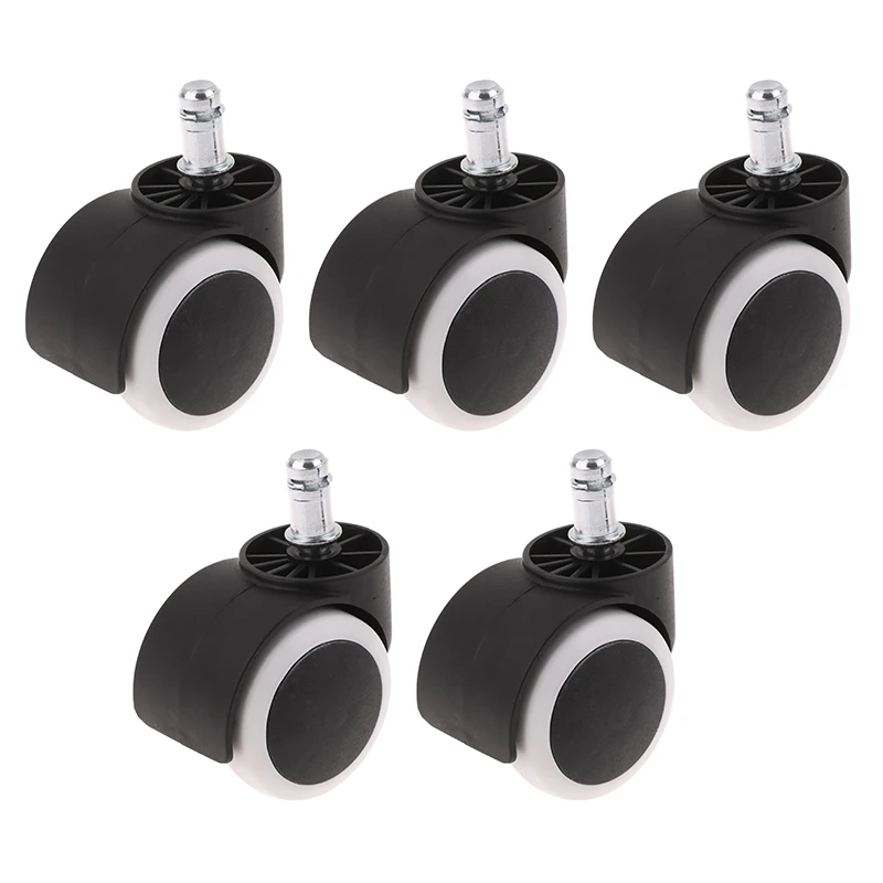 Ruedas giratorias universales de 2 pulgadas, ruedas de repuesto resistentes para silla de oficina, silla de juegos y accesorios para muebles
