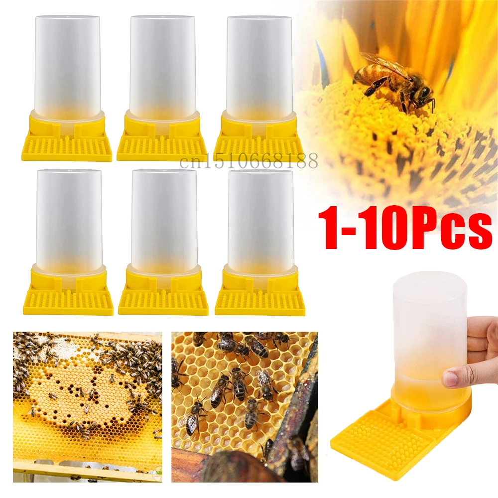 1-5Pcs Bee Feeder Drinking Water Waterer Beekeeping Honey Bee Feeders Watering Bees Tools Supplies Feeding Bee Drinker Tools