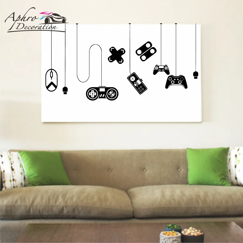 

Gaming Wall Sticker , Gamer Decor, Gaming Stickers For Boys Room Wall Decor , Gamers Lover Decoration