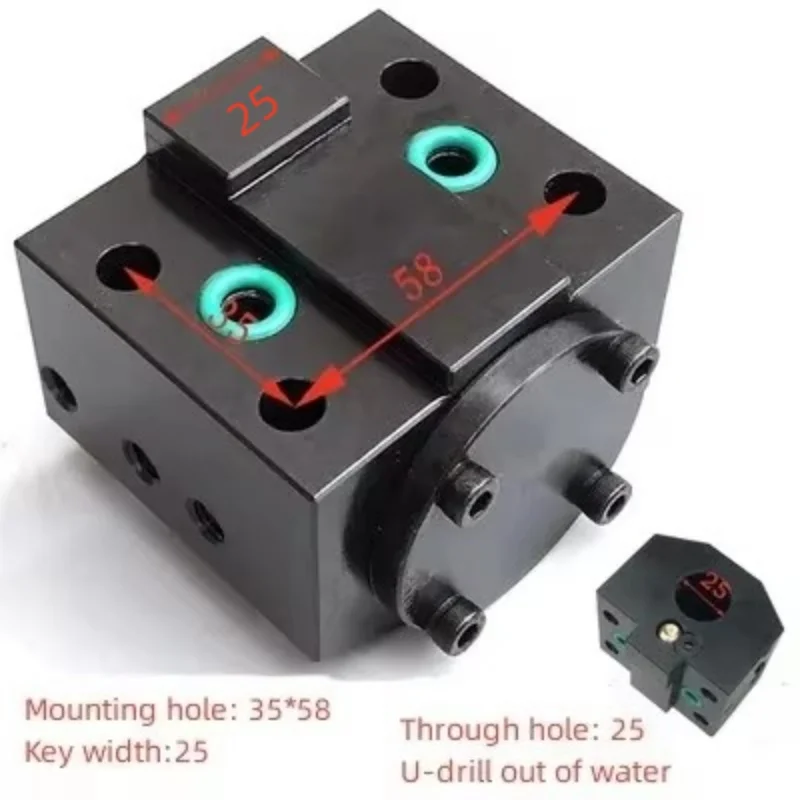 

CNC Lathe Miniature Turret Tool Holder Hardinge Block Slant Rail Servo Turret Boring Knife Clamp Sleeve End Face Lathe
