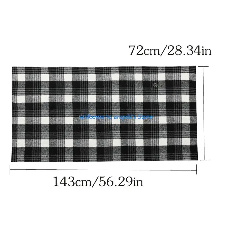 X4YC شال تسخين خفيف الوزن يعمل بمنفذ USB لوحة التدفئة 3-Gear وشاح قابل للتعديل الدفء منديل Capelet للاستخدام المنزلي للسيارة #6