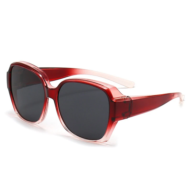 Fashion Round Polarized Sunglasses Cover Over Myopia Prescription Glasses Portable Men Women Vintage Fishing Driving Eyewear image 6