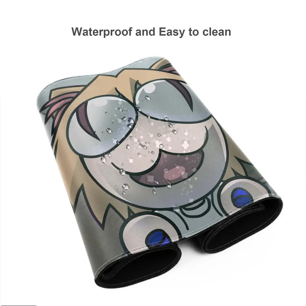 Neco-arc Gamer Cabinet Mouse Pad Anime Gaming Accessories Rubber Keyboard Office Tables Computer Desk Mat Carpet Mousepad