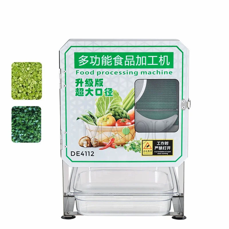 Electric Vegetable Cutter Machine Multifunctional Commercial Pepper Slicing Shredder Cutting Machine Shred for Home Kitchen
