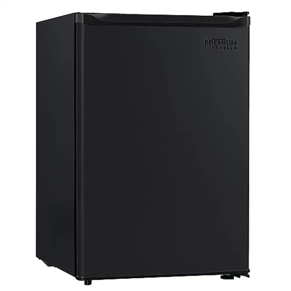 Compact Energy Star Mini Fridge with Can Dispenser and Chiller Compartment Black