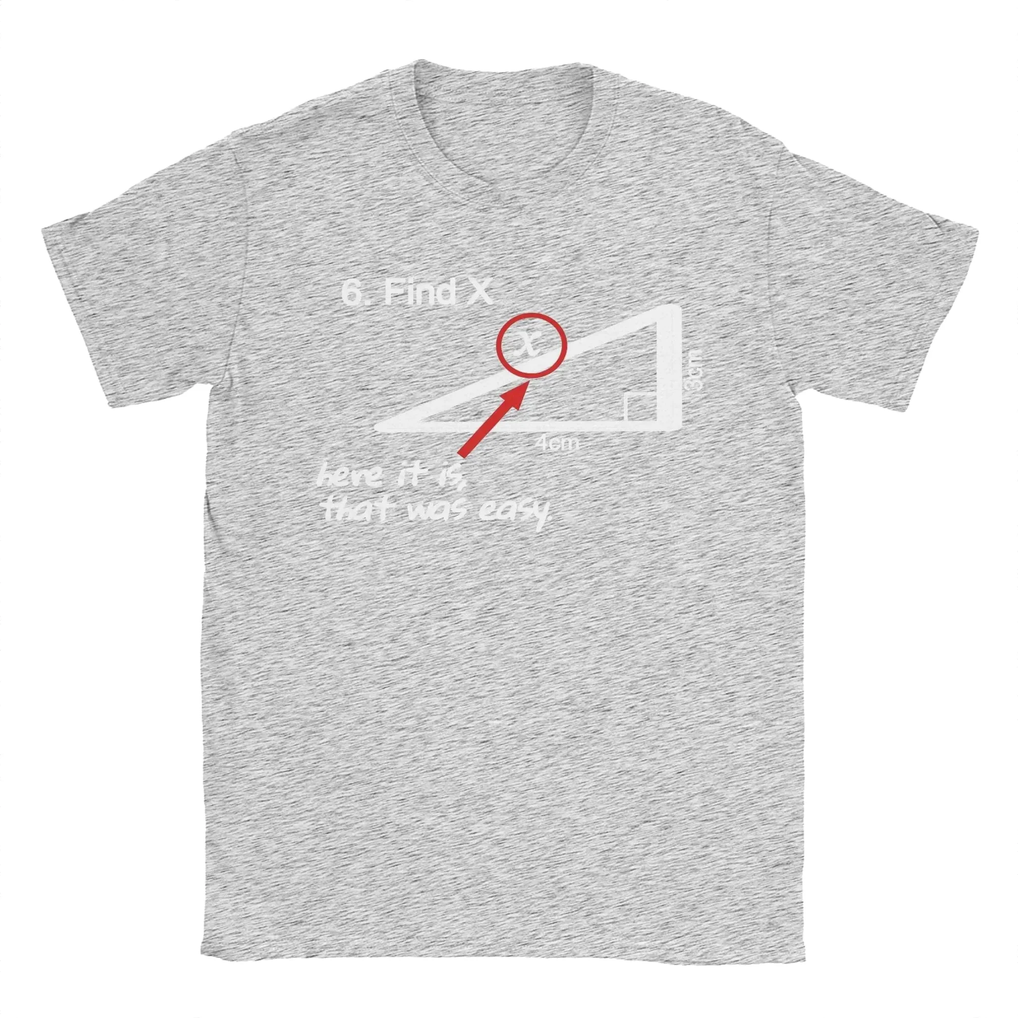 Women's The Pythagorean Theorem Graphic Print Tee Simple Stylish Crew Neck Short Sleeve High Qaulity Fabric Selection Women Tee