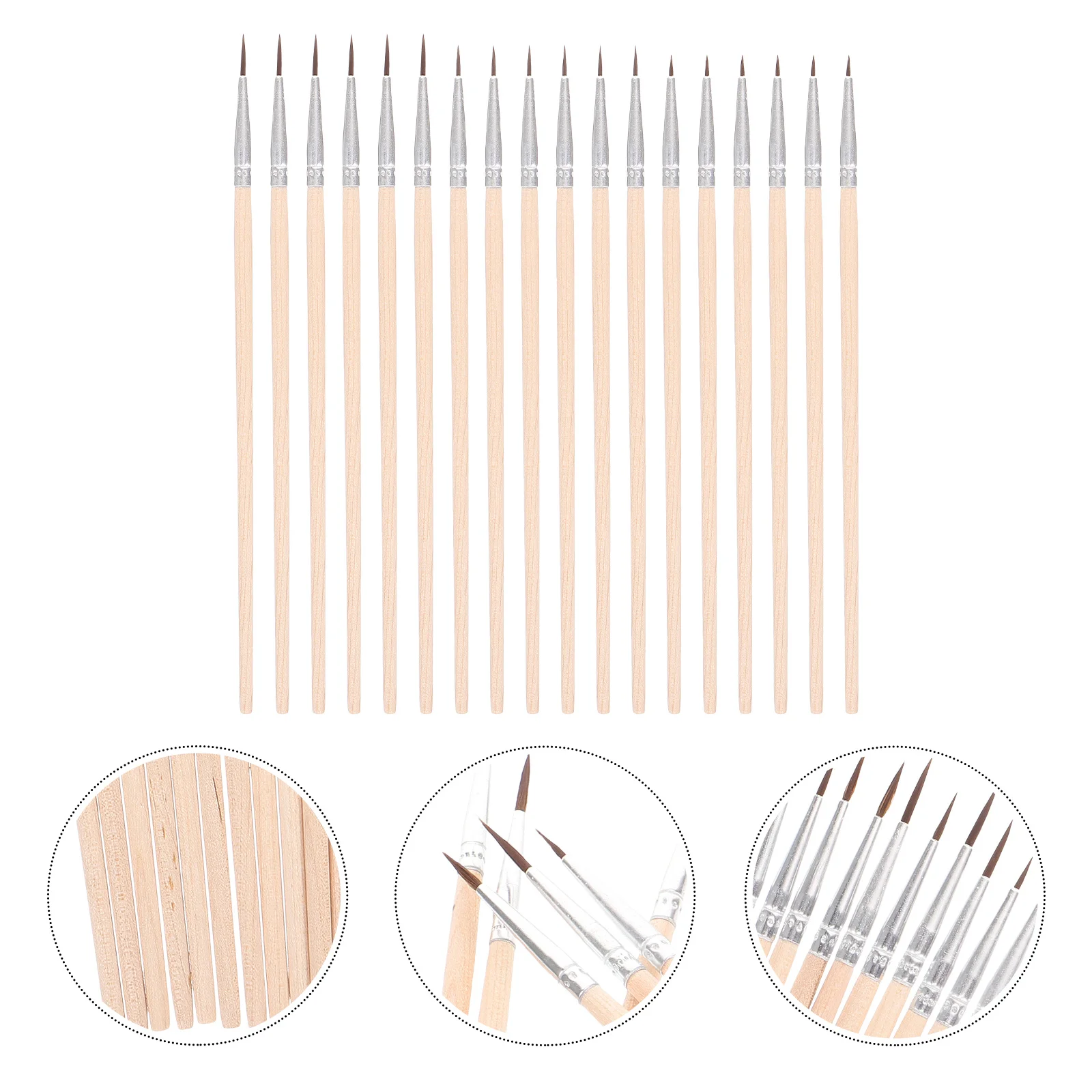 

60pcs Watercolor Oil Painting Brushes Nylon Bristle Detail Set For Acrylic Gouache Face Nail Art Painting Tools Supplies