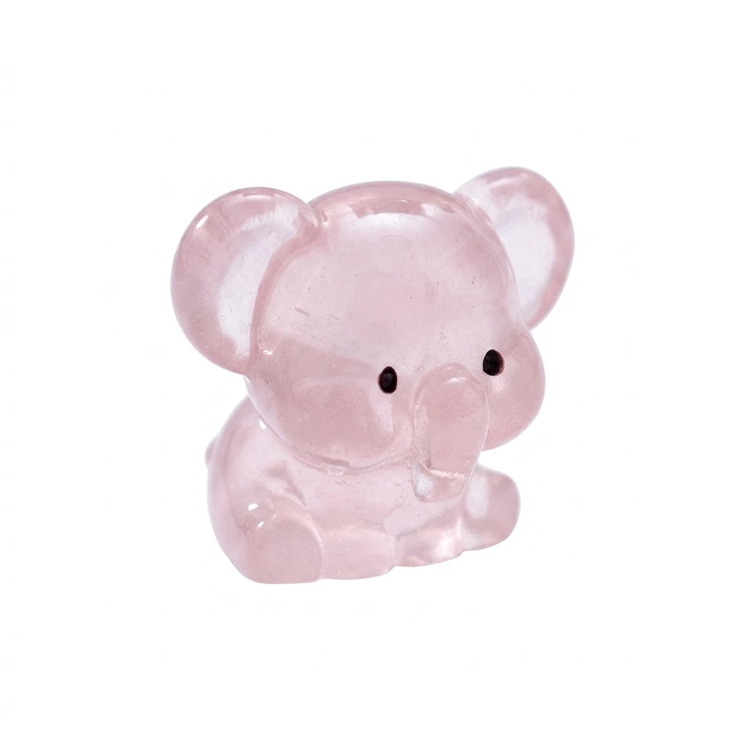 Elephant Figurine Resin Luminous Micro Landscape Ornament for Fairy Garden Terrarium Desk Decor Durable