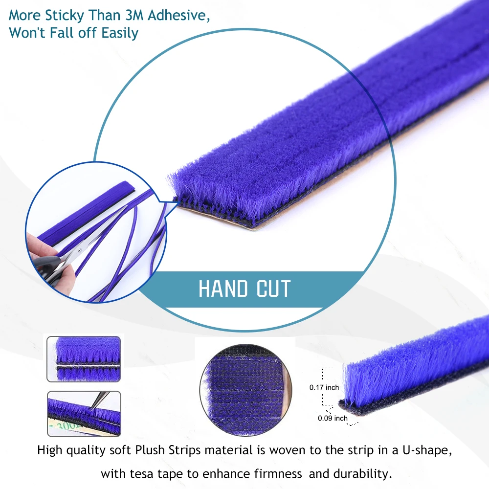 Strisce di peluche + ruote a rullo di ricambio per Dyson V15 V10 Slim V12 Parti di ricambio per aspirapolvere sottili Strisce di feltro a testa sottile