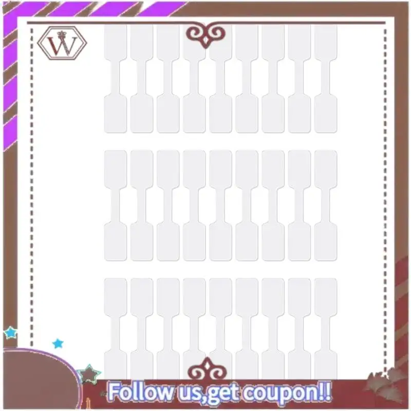 ABBG-2000 шт. пустые ювелирные ценники, наклейки, ценник ювелирных изделий, этикетка для ожерелья, сережек, цена, идентификация прямоугольной этикетки