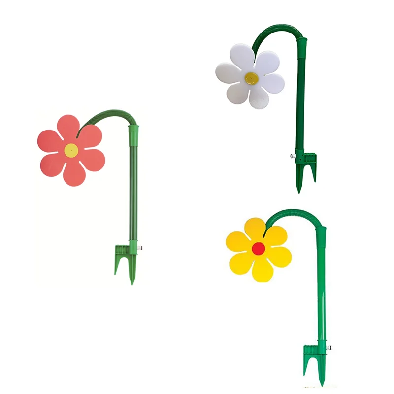

【Superdeals】Shaking Head Sprinkler, Sun Flower Watering Device, Garden Children's Play Watering Device