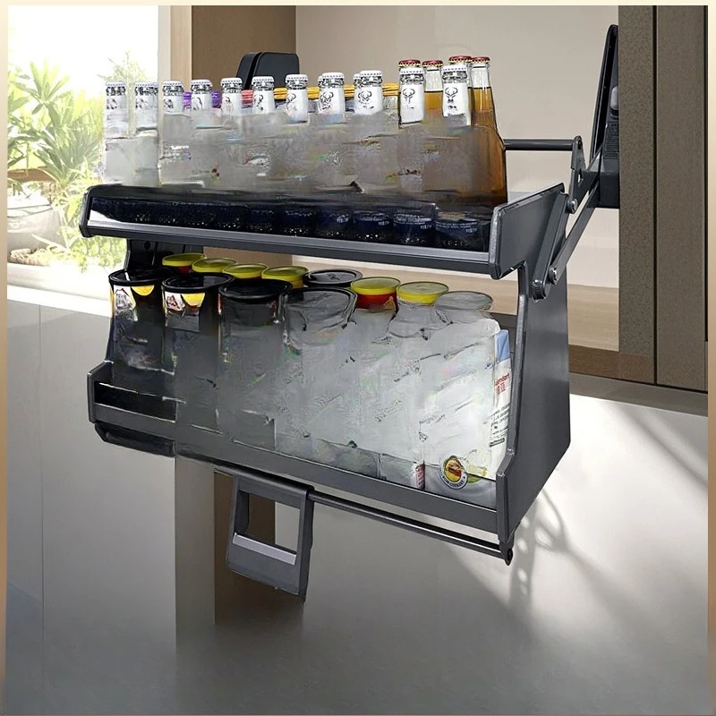Lift basket, upper and lower double buffer damping condiments, drop basket, drop basket, large discount