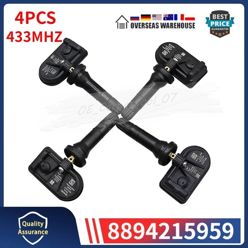 

4 шт./лот, датчик системы контроля давления в шинах для 2024 Geely Galaxy E8 lynkco 08 EM-P Z10 Zeekr 001 TPMS 433 МГц 8894215959