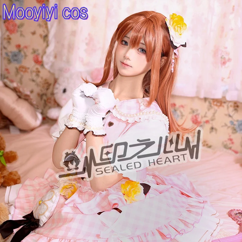 Disfraz de Cosplay de HANASATO MINORI para Halloween, fiesta de juegos de rol de Navidad, conjunto completo, vestido nuevo de talla PJSK XS-XL