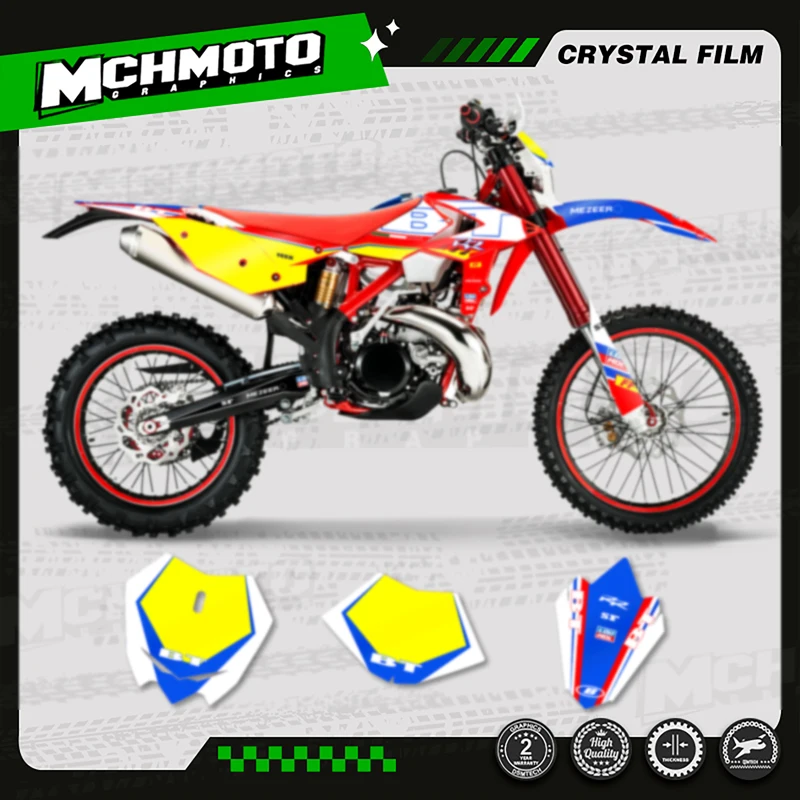 MCHMFG Motorcycle Team Motorcycle Decal Stickers For Beta RR 2013-2017 2013 2014 2015 2016 2017250 300 350 -009