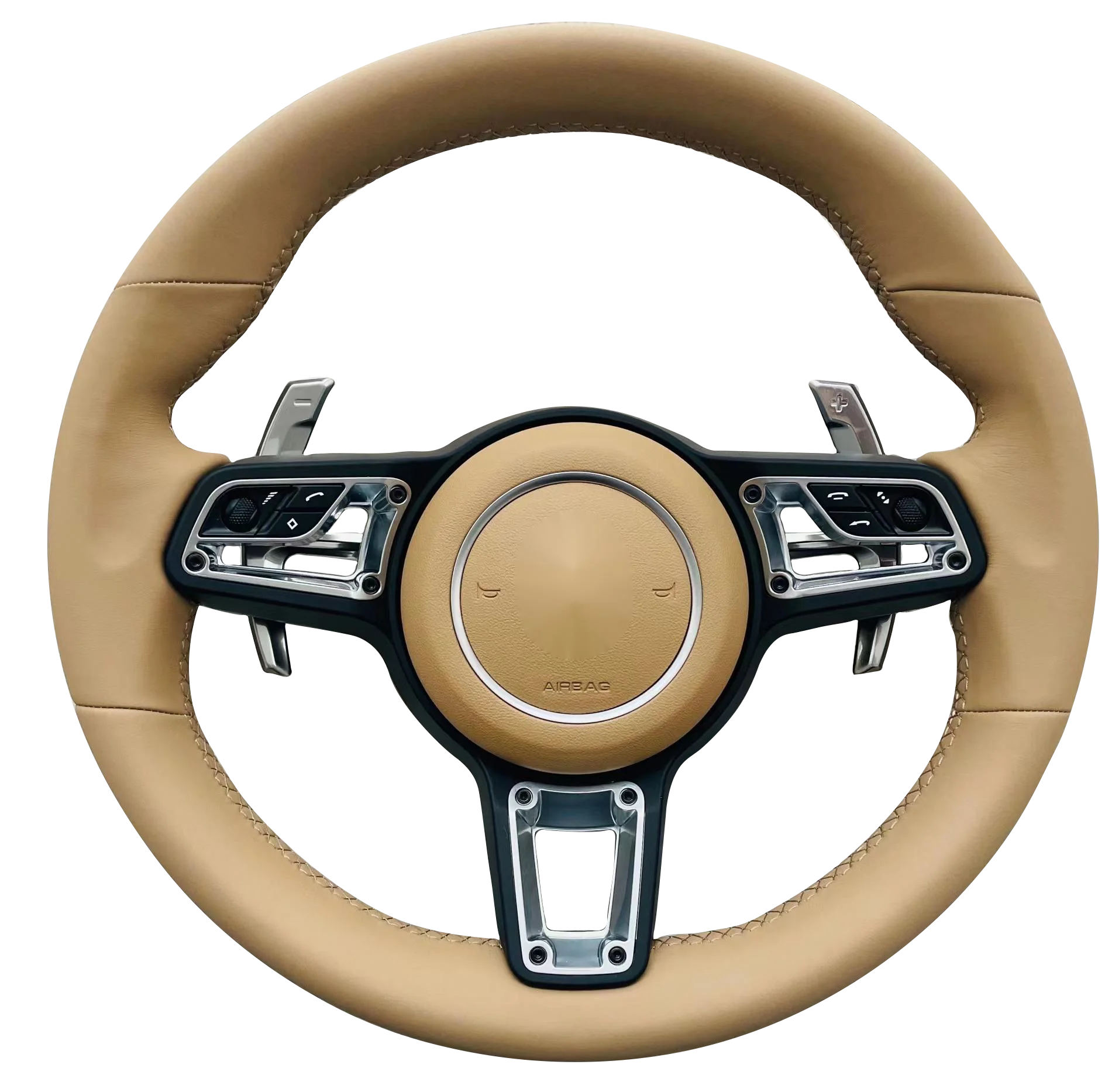 New steering wheel for Porsche Macan Cayenne Panamera Taycan 718 Cayman 991 992 911 911.2 Carrera GT2 GT2RS GT3 GT3RS GT3 RS GT4