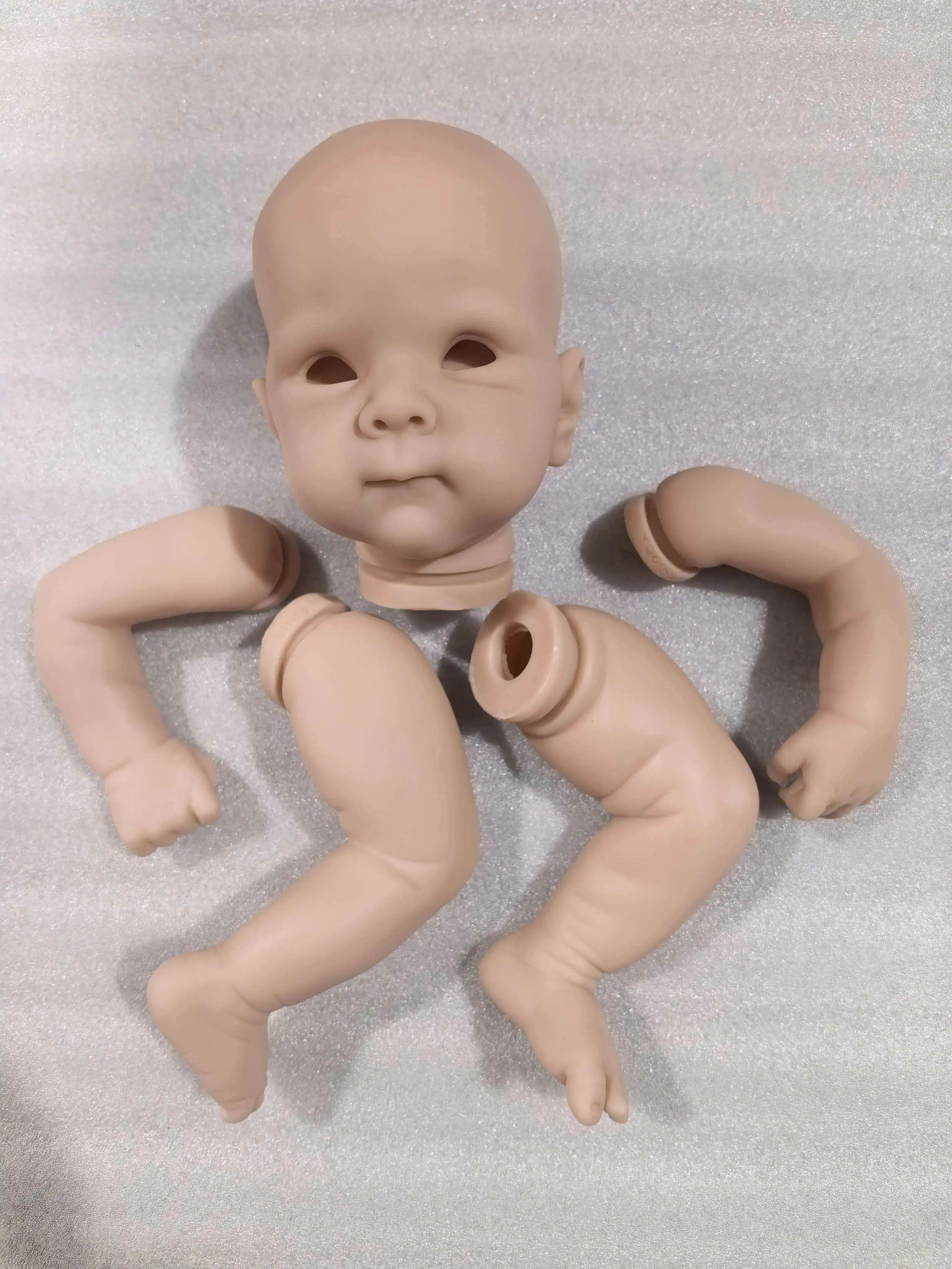 

Распродажа NPK, 18-дюймовый набор кукол реборн, широкие открытые куклы Bettie Eyes, незавершенный неокрашенный пустой набор кукол с тканевыми телами