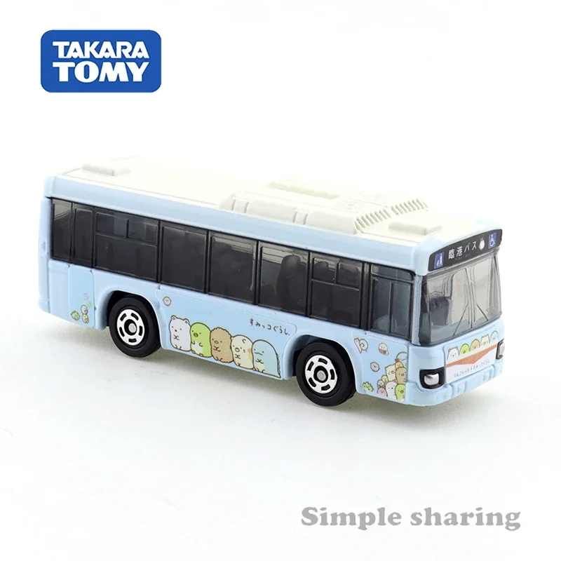 Takara Tomie No.112 Isuzu Erga Sumikko Gurashi Rinko Bus Auto Legering Speelgoed Motorvoertuig Diecast Metalen Model Voor Kinderen