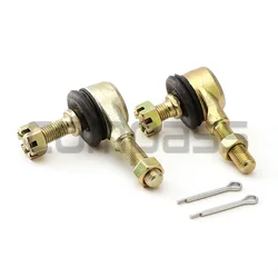 1 Pair M10 Left & Right Hand Thread Steering Tie Rod Ends Fit For Yamaha Banshee WARRIOR YFB YFM Raptor 250 350 400 ATV Parts