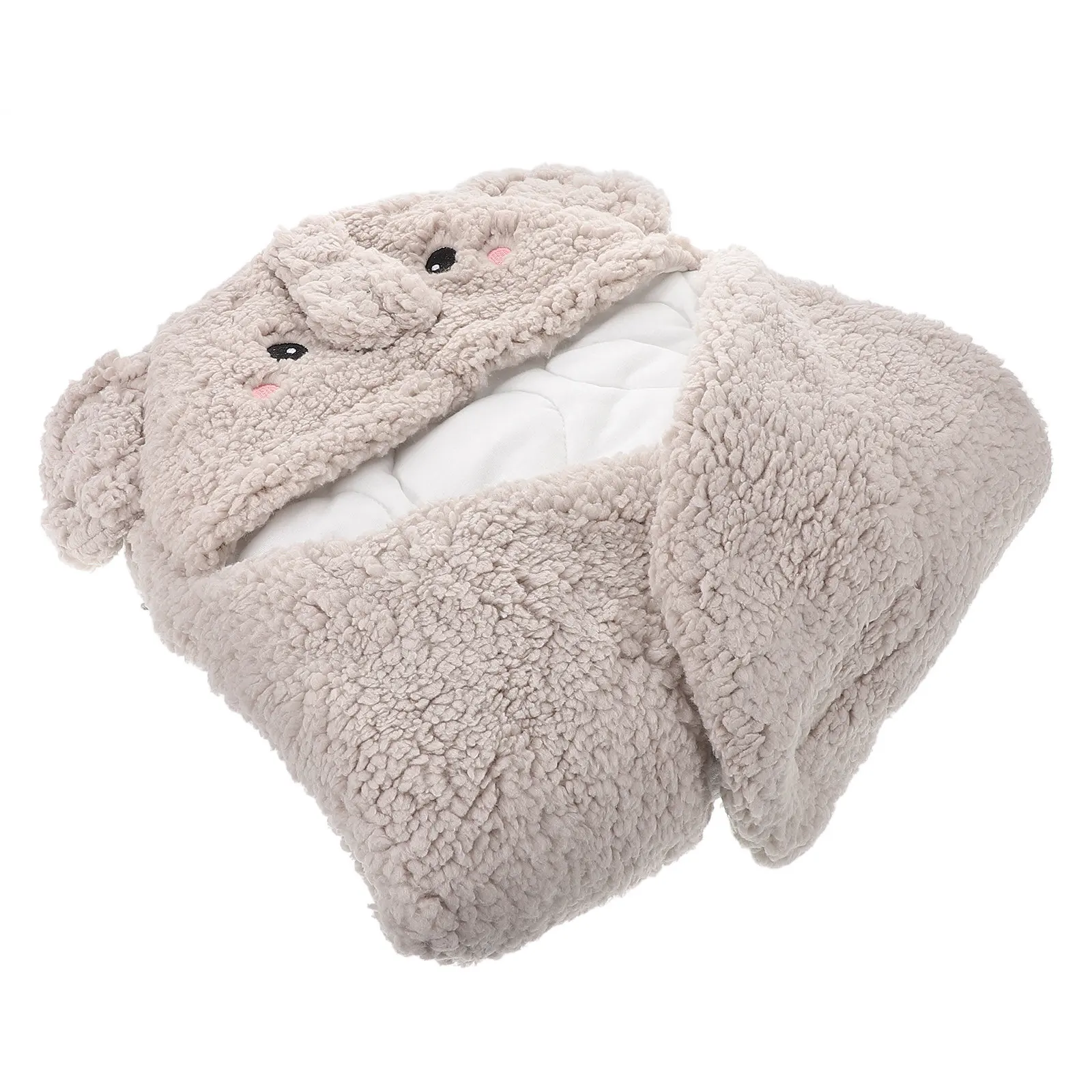 

Детское одеяло-пеленка для новорожденных, зимний спальный мешок, толстое, мягкое, теплое, защита от раскрывания, для мальчиков и девочек, пеленки для младенцев