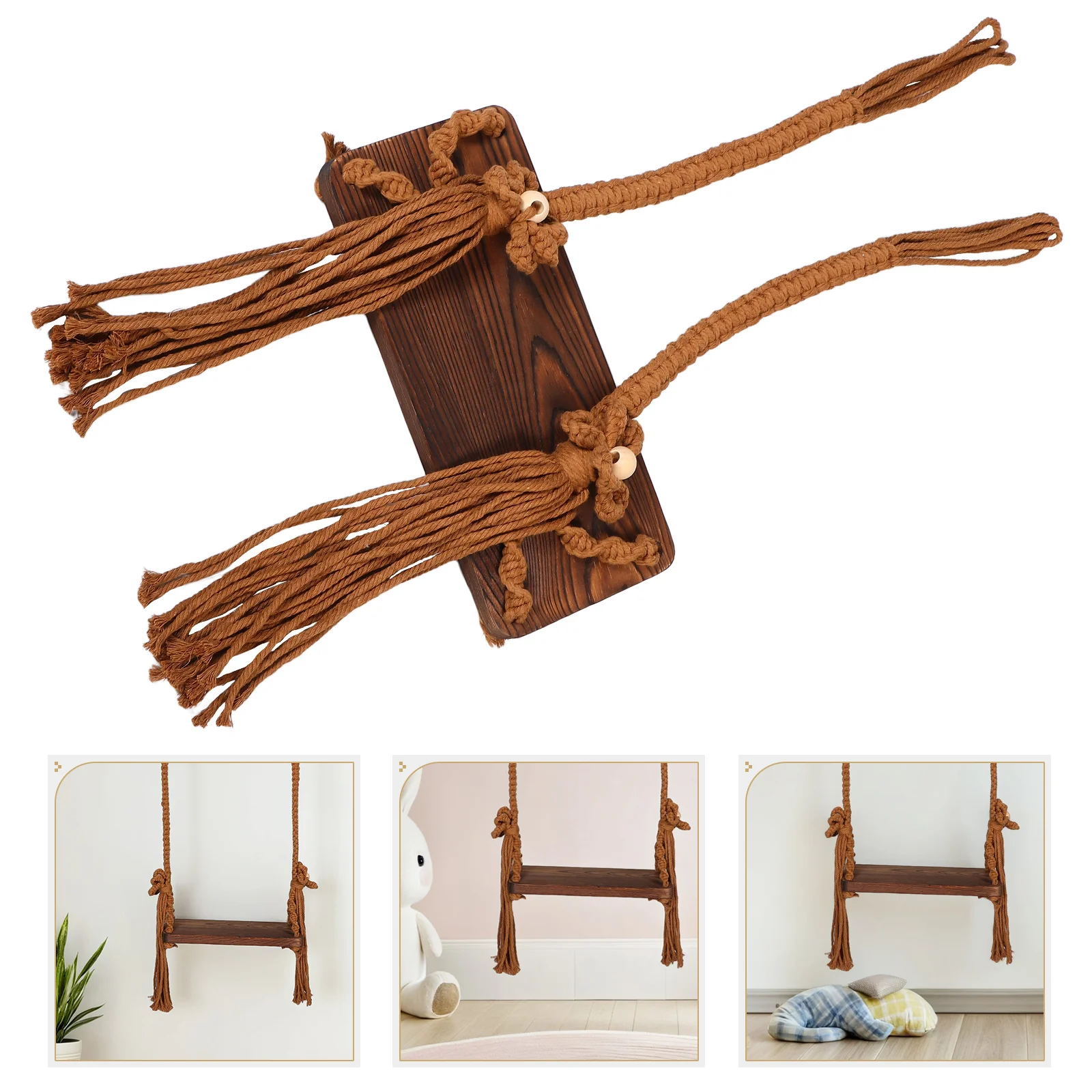 

Wooden Prop Newborn Sturdy Photoshoot Seat Indoor Outdoor Use Toddler Swing Prop For Children Photography Props, Baby Outdoor