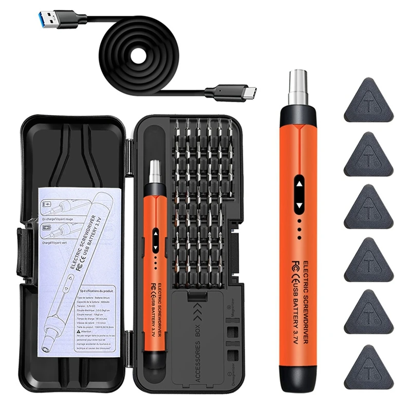 

AA01-Electric Screwdriver Set Precision Power Tool Kit Rechargeable Wireless Mini Small Bits For Mobile Cell Computer
