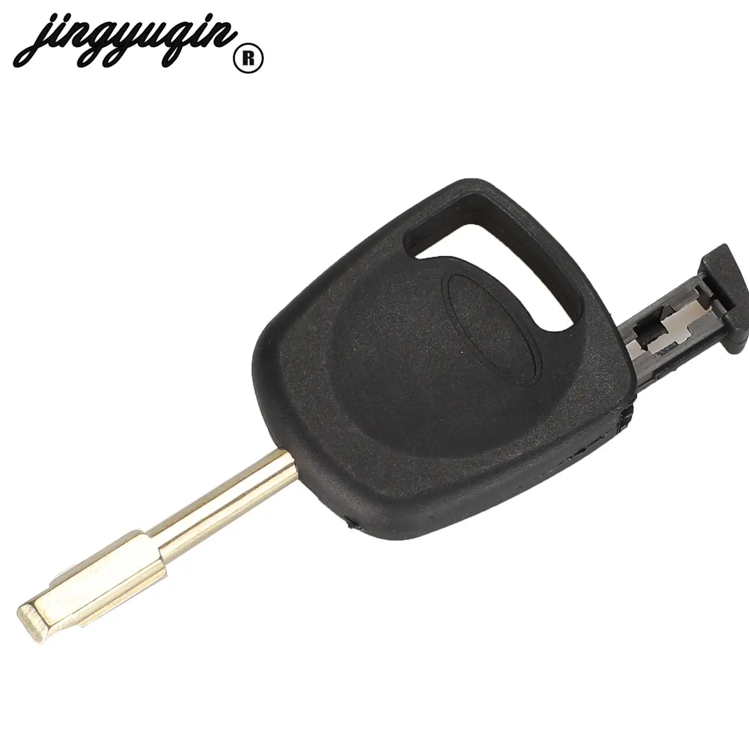 jingyuqin Transponder Car Key Case Shell For Ford Focus Mondeo KA Jaguar XJ8 Transit Connect Uncut Fo21 Blade No Chip