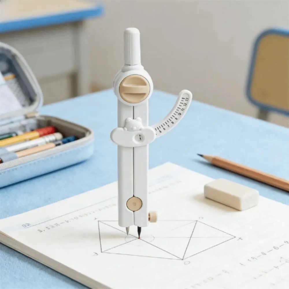 Digital Display Multifunction Drawing Compass Precise Geometry Drawing Morandi Geometry Compass Drawing Circles Scale
