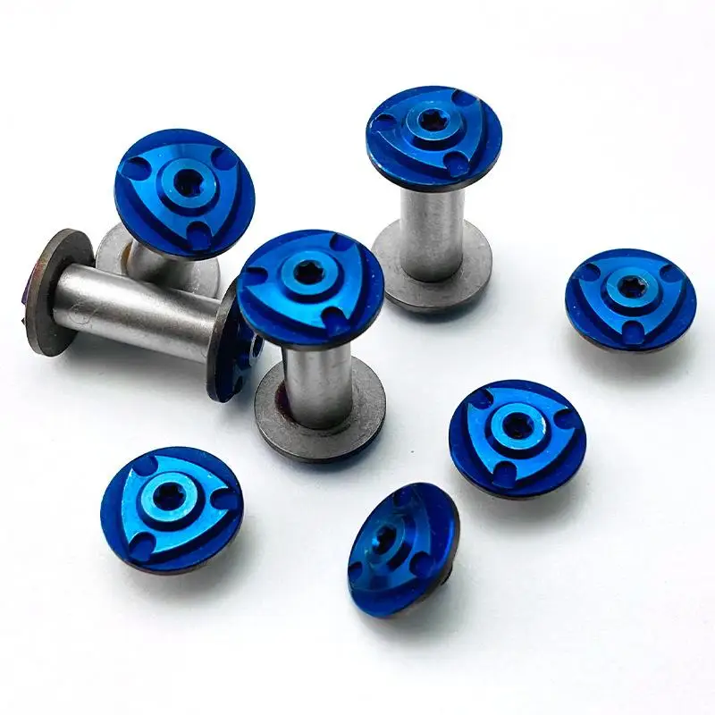 2 Sets T8 Torx Stainless Steel Screws Patch Handle Locking Buckle High Strength Knife Fasteners