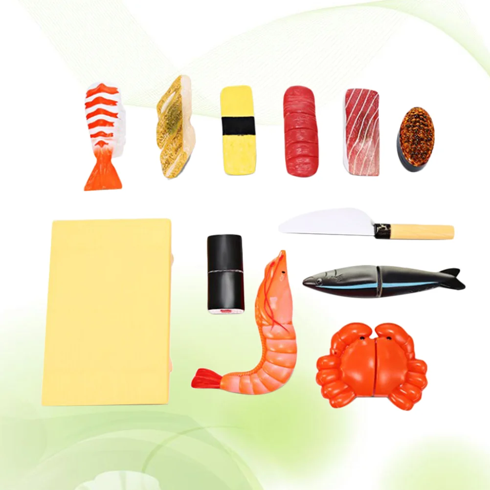 Cartoon Simulation Toy Plastic Japanese Sushi DIY Kitchen Smart Toy Suitable for Kid Children Gifts Hand-made Tools