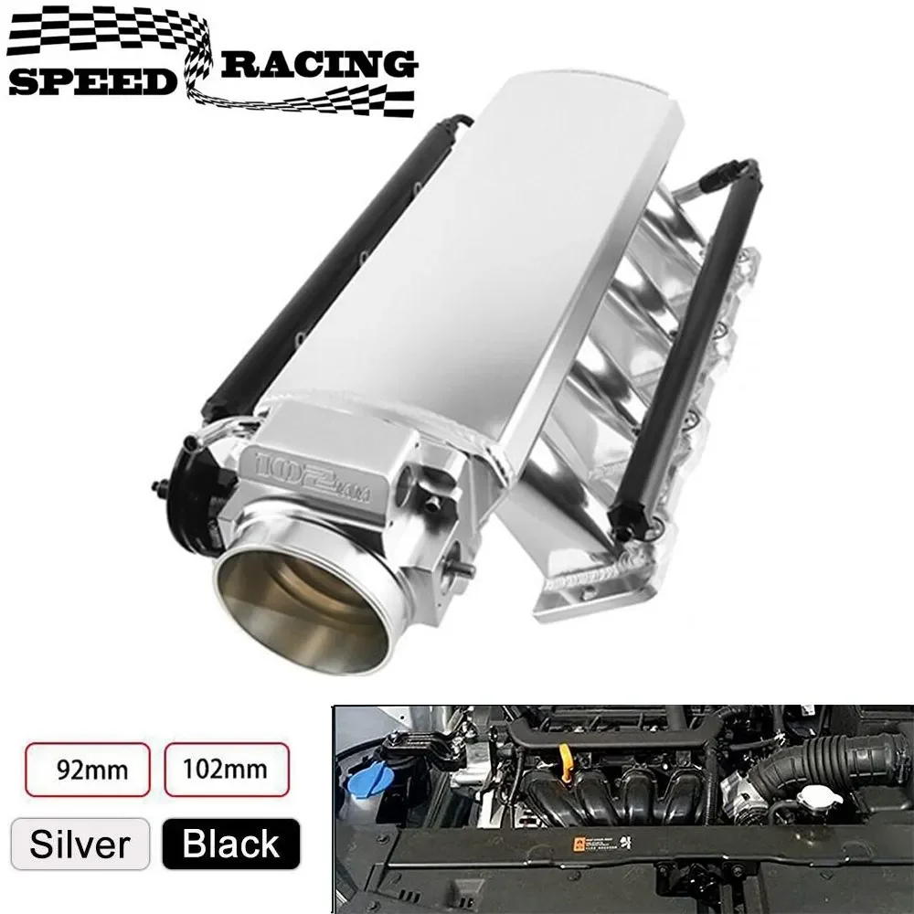 Colector de admisión 92mm/102mm cuerpo del acelerador apertura del acelerador EFI para motores LS LS1 LS2 LS6 Chevy SSR Cadillac CTS Saab 9-7X Aero