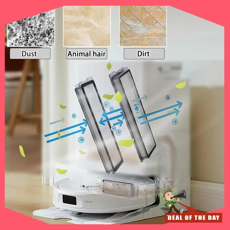 مجموعة ملحقات التسليم لمدة 24 ساعة لقطع غيار المكنسة الكهربائية Roborock Qrevo S/Qrevo Maxv/Qrevo Pro/Qrevo PLUS