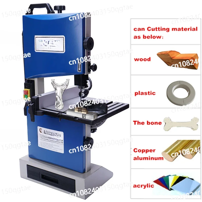 Compact 9.5-Inch Band Saw 220V, Professional Multi-Function Woodworking & Scroll Saw for Precision Cutting